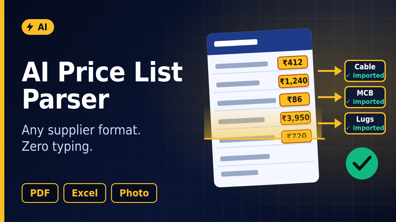 AI Price List Parser
